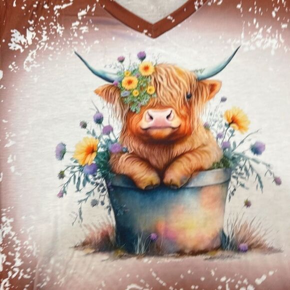 Highland Cow Flower Pot - Picture 4 of 6